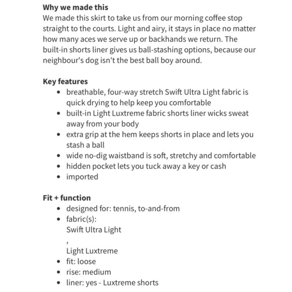 LULULEMON Hot Hitter Skort - Picture 8 of 8